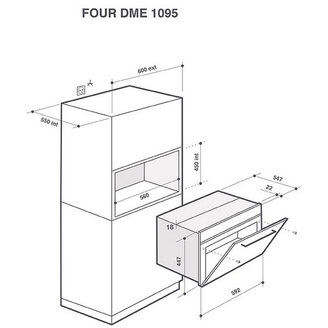 De Dietrich 45cm Built-In Combi Pyro Microwave Oven DKC7340G - Image 5