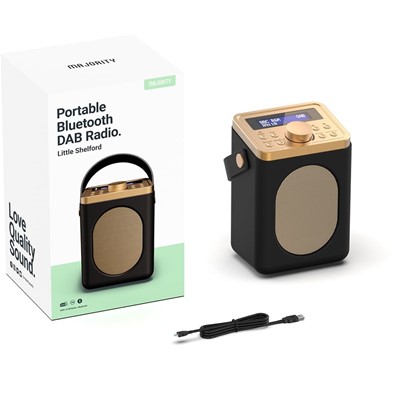 Majority Little Shelford Portable Radio | DAB+ Bluetooth - Black  | LSHDABBLKUK - Image 7