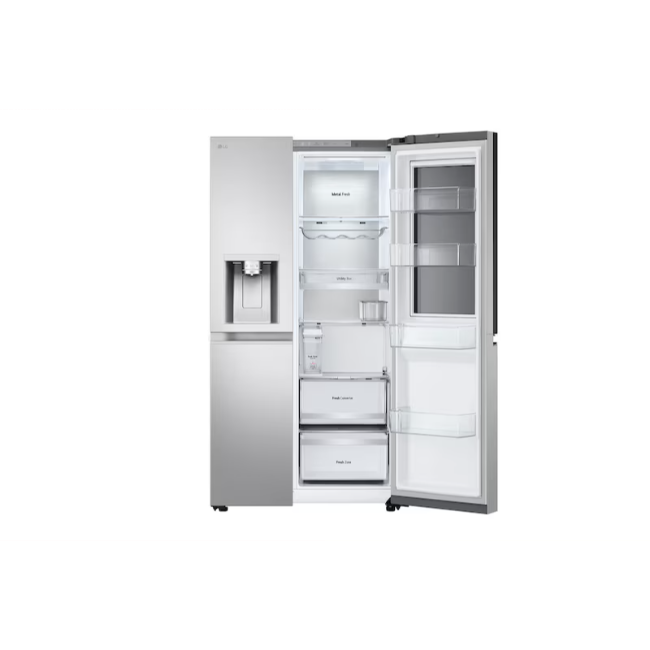 LG 628L InstaView™ Side-By-Side Fridge Freezer - Brushed Steel | GSXE91BSAD - Image 5