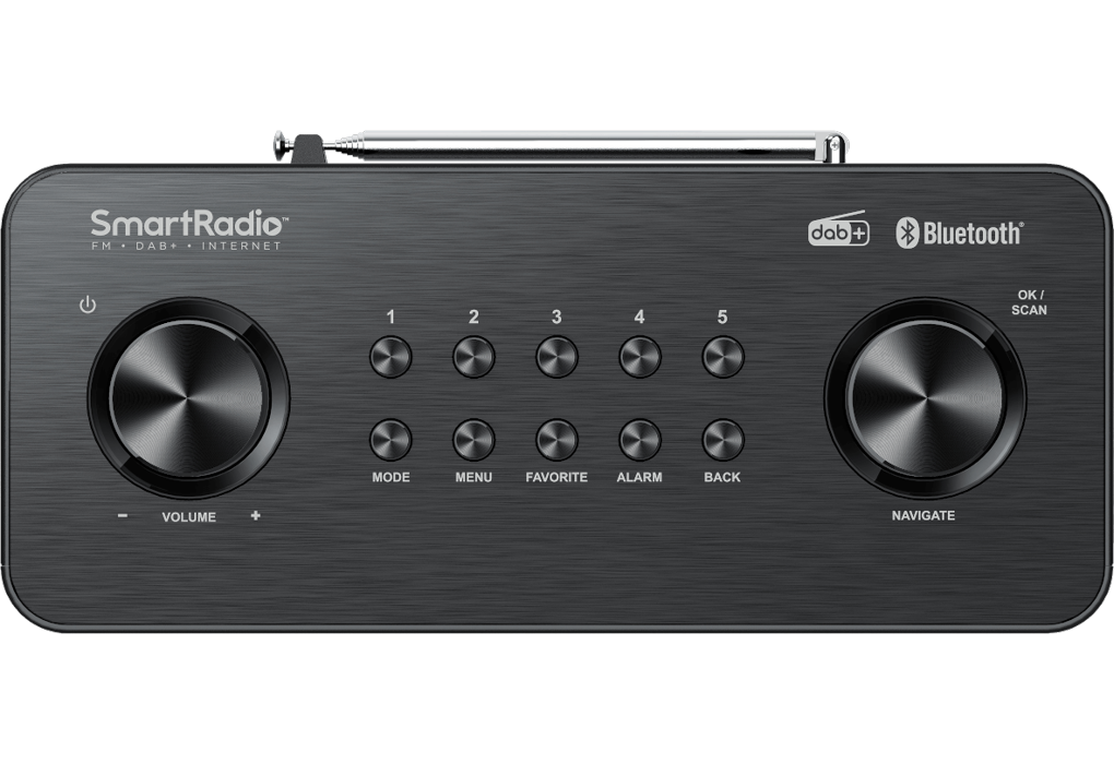 Kenwood Compact Smart Radio - Black | CR-ST100S-B - Image 3