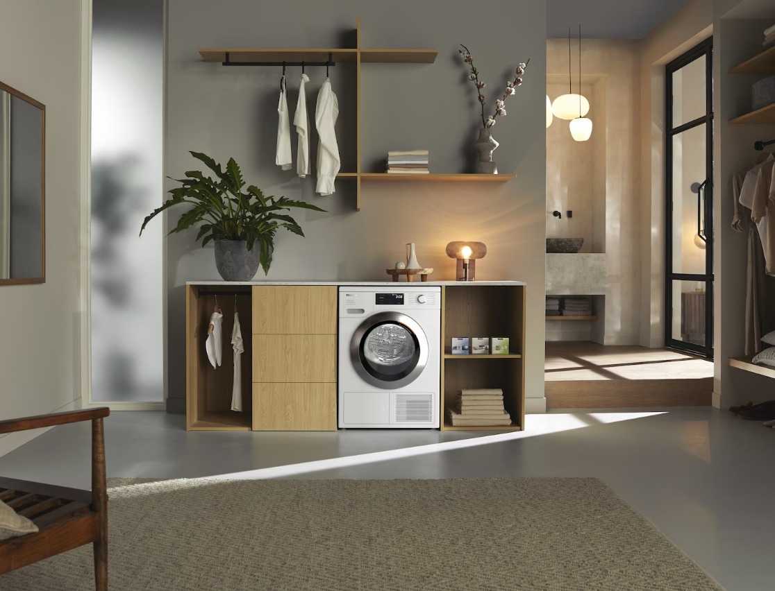 Miele EcoSpeed 8kg Heat Pump Dryer - Lotus White | TEF765WP - Image 5