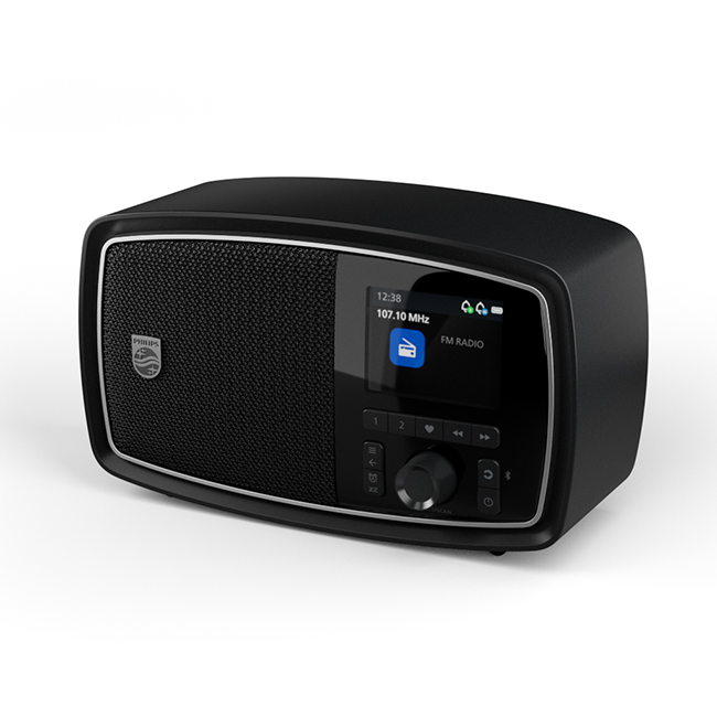 Philips Bluetooth Radio Rechargeable - Black | TAV2000FB-00