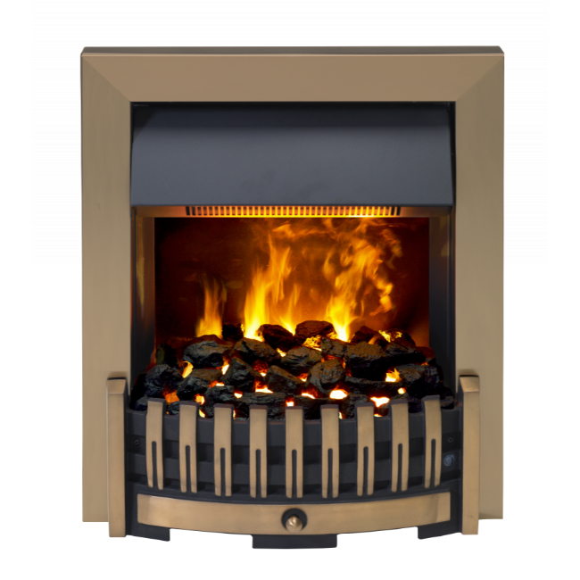 Danville Antique Brass Optimyst Electric Fire Inset | DNV20AB Danville Antique Brass Optimyst Electric Fire Inset | DNV20AB