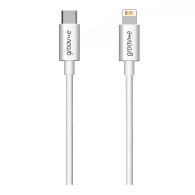 Groove Lightning To USB-C Cable | 2m | White | GVMA048WE