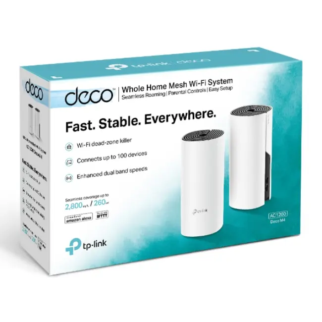 TP Link Deco M4 Whole Home Mesh Wi-Fi System | DECOM4KIT-2PK - Image 6