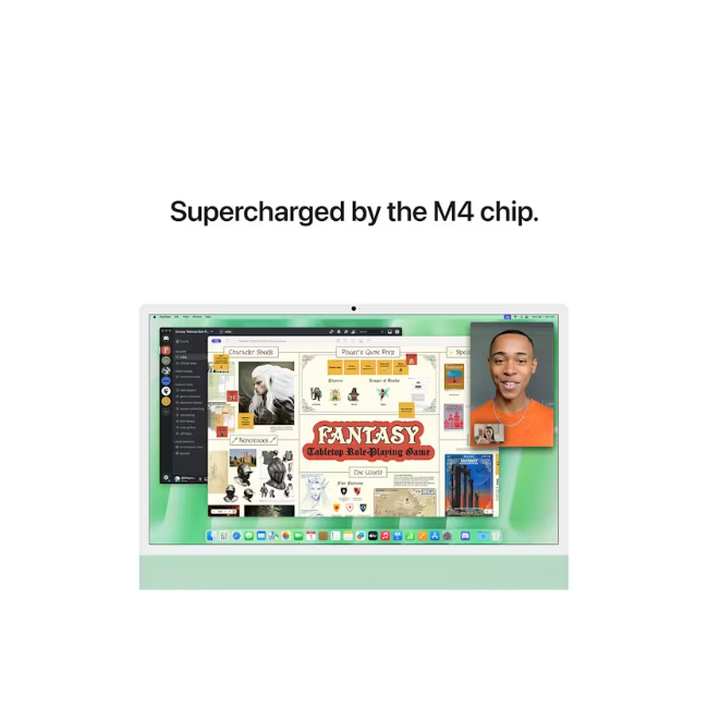 Apple  iMac 24" 16gb/256gb - Green | MWUE3B-A - Image 5