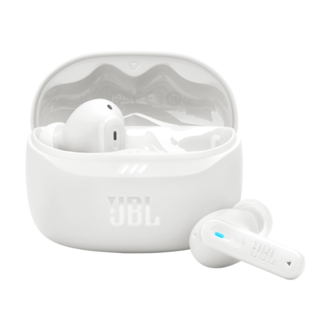 JBL Tune Beam 2 - True Wireless Noise Cancelling Earbuds - White | JBLTBEAM2WHT