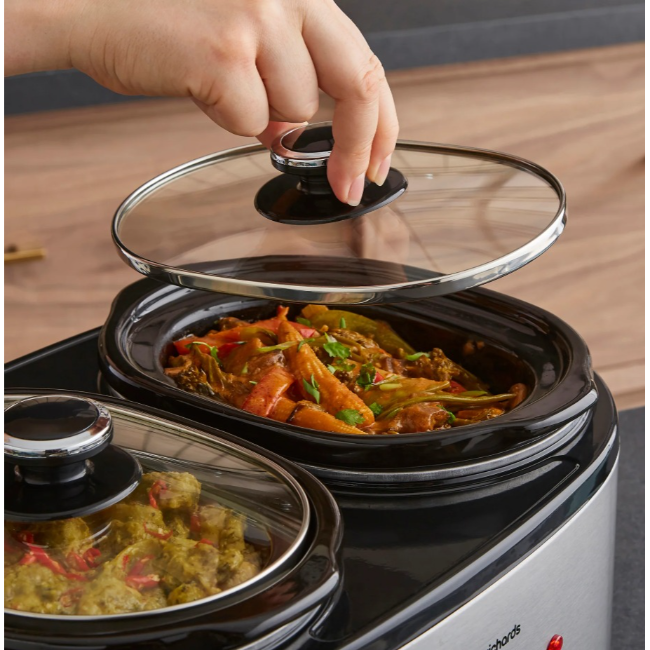 Morphy Richards 3.8L DuoServe Double Pot Slow Cooker | 462000 - Image 5
