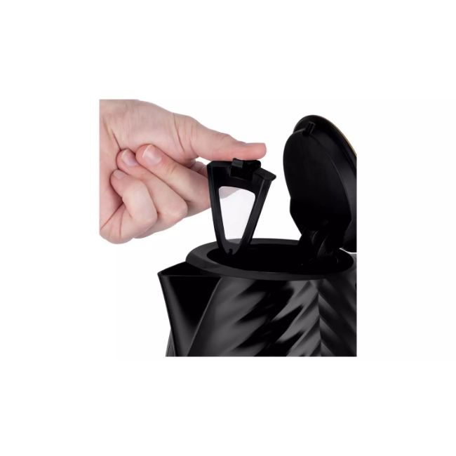 Russell Hobbs Groove Kettle 1.7L - Black | 26380 - Image 3 Russell Hobbs Groove Kettle 1.7L - Black | 26380 - Image 3
