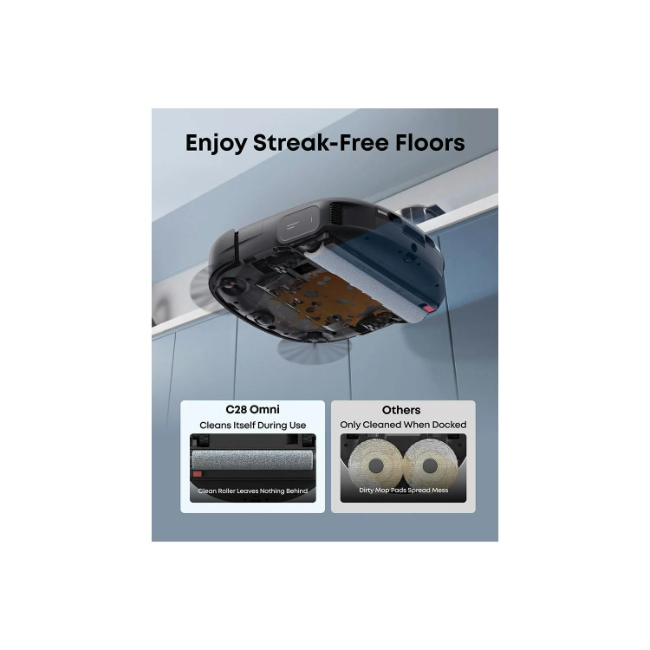 Eufy Omni C28a Robot Vac With Accessory - Black | T211AV10 - Image 7