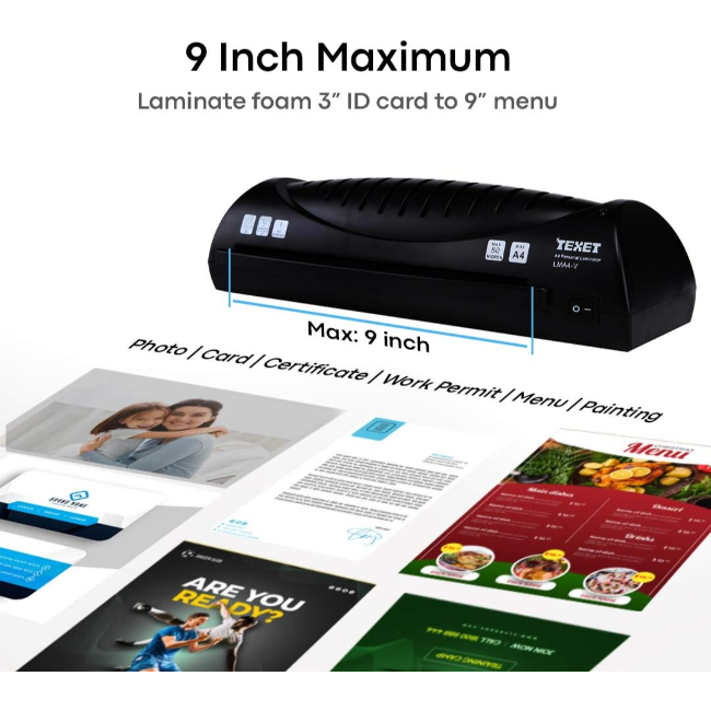 Texet A4 Page Laminator LMA4-V | 024281 - Image 6