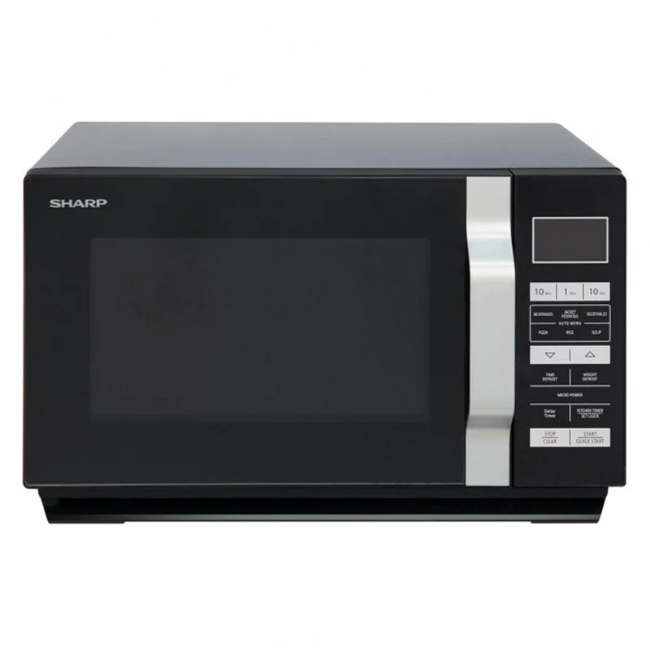 Sharp 23L Flat Tray Microwave - Black | R360KM Sharp 23L Flat Tray Microwave - Black | R360KM