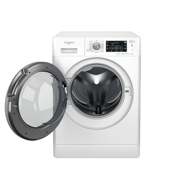 Whirlpool 6TH SENSE Washing Machine 9kg 1400sp - White |  FFD9489BSVUK - Image 2 Whirlpool 6TH SENSE Washing Machine 9kg 1400sp - White |  FFD9489BSVUK - Image 2
