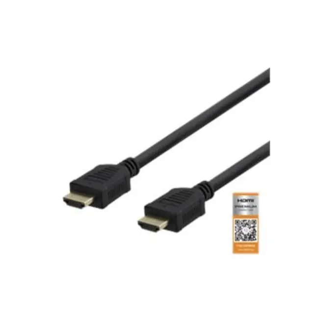 Deltaco Premium High Speed HDMI Cable | 4K UHD | 3m | HDMI1030R - Image 2