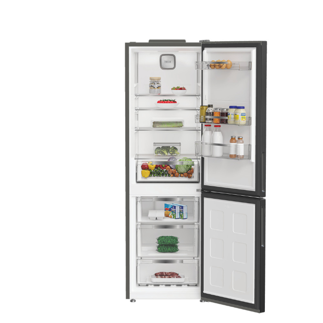 Hotpoint 50:50 Frost Free Fridge Freezer - Black Inox | HPK26363XBR5UK - Image 3 Hotpoint 50:50 Frost Free Fridge Freezer - Black Inox | HPK26363XBR5UK - Image 3
