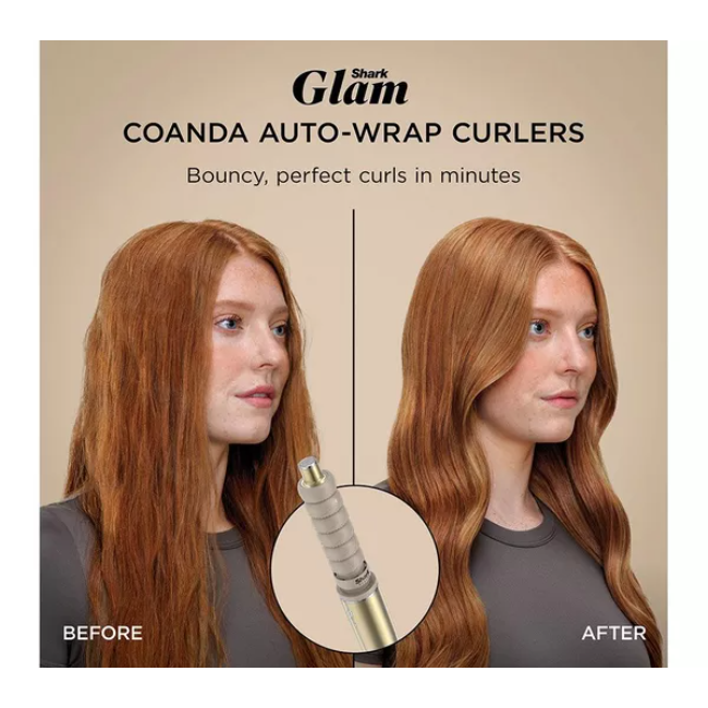 Shark Glam Ceramic Waves & Curls Multi-Styler | Gold | HD6052SUK - Image 5