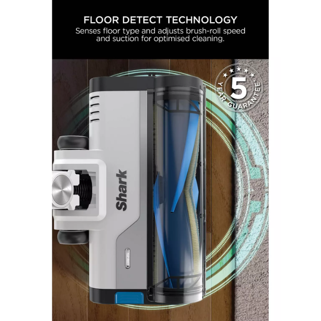 Shark PowerPro Cordless Stick Vacuum, with Anti Hair Wrap & Floor Detect - Navy Metallic | IZ380UK - Image 4
