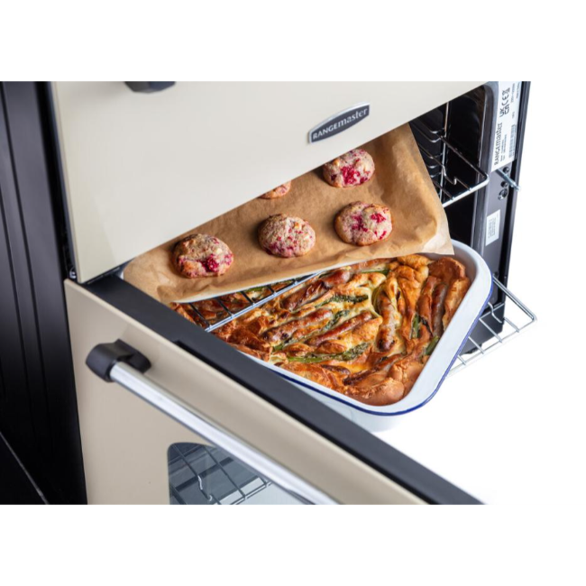 Rangemaster Classic All Gas Cooker - Black | CLA90NGFBK - Image 5