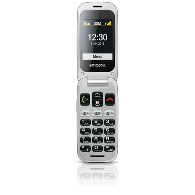 Emporia One  Silver/Space Grey Senior Mobile Phone 2G | V200_001_UK_SG - Image 3