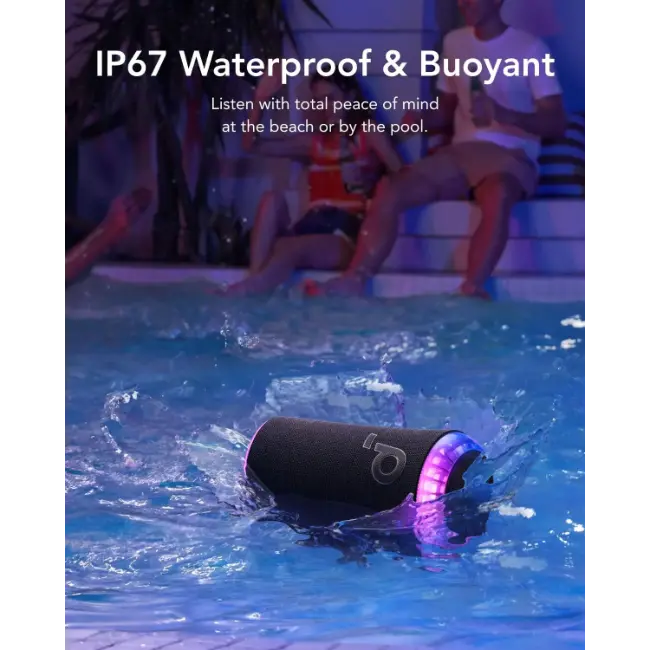 Soundcore Glow Bluetooth Speaker | Black | A3166G11 - Image 4