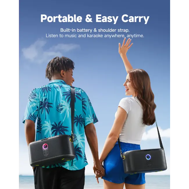 Ikarao Premium Portable Karaoke Machine with HD Lyrics Screen 10.1” | SHELL-S1 - Image 7