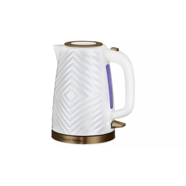 Russell Hobbs Groove Kettle 1.7L - White| 26381 Russell Hobbs Groove Kettle 1.7L - White| 26381