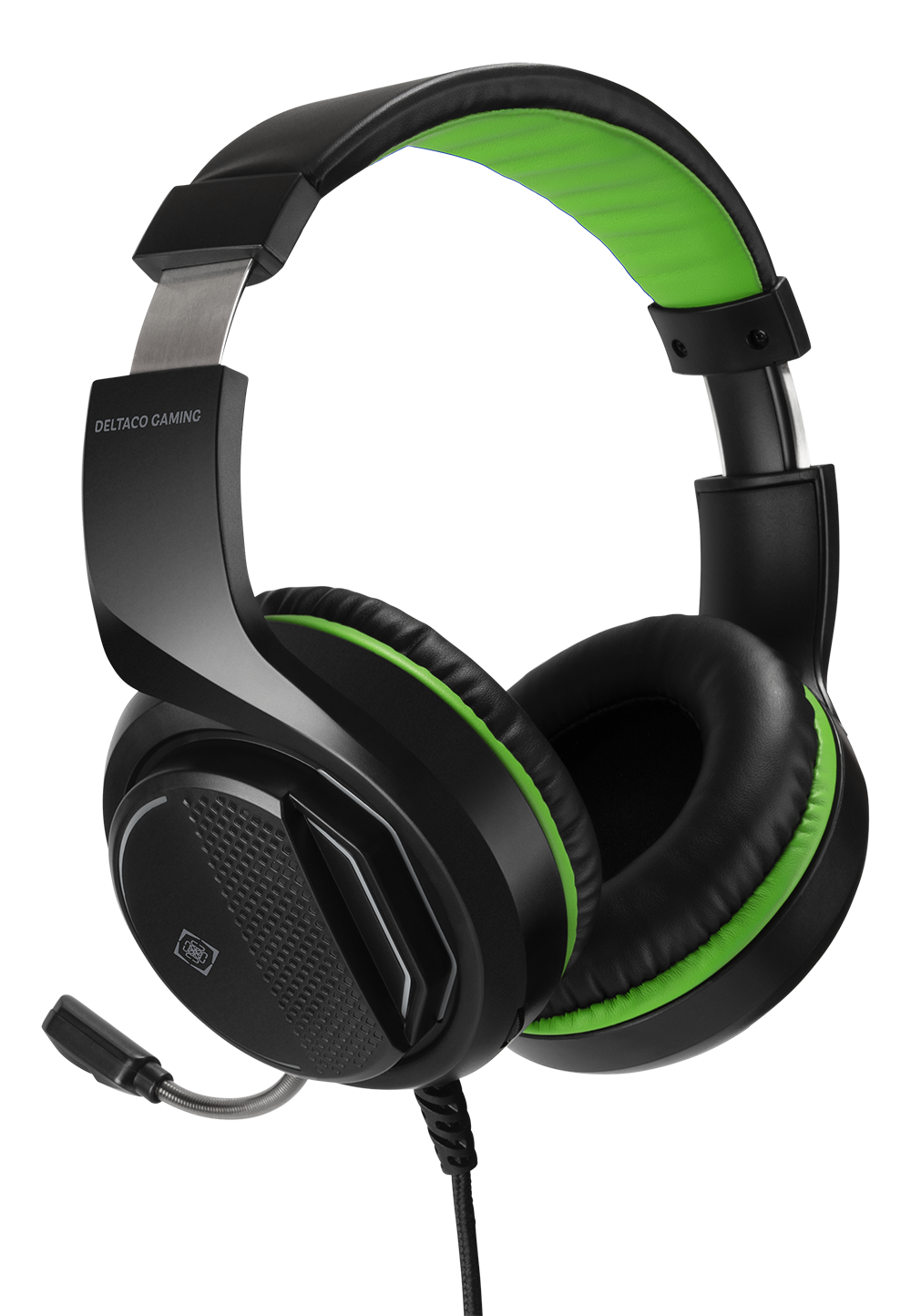 Deltaco Headset for Xbox Series X/S - Black & Green | GAM128 - Image 4