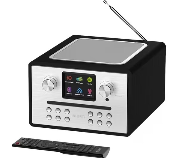 Majority Homerton 2 | Smart Internet DAB+/FM Radio - Black | 1000002805 Majority Homerton 2 | Smart Internet DAB+/FM Radio - Black | 1000002805