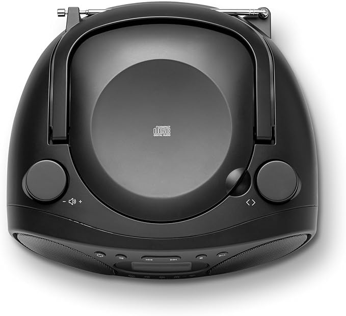 Roberts Zoombox CD Player & Radio Boombox - Black | ZOOMBOXFMBK - Image 3