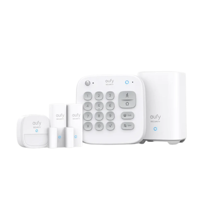 Eufy Security Alarm 5pc Kit - White | T8990321 Eufy Security Alarm 5pc Kit - White | T8990321