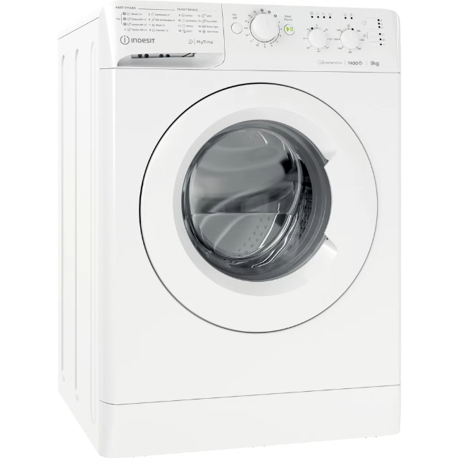 Indesit 9KG 1400 Spin Washing Machine - White | MTWC 91495 W UK N - Image 2