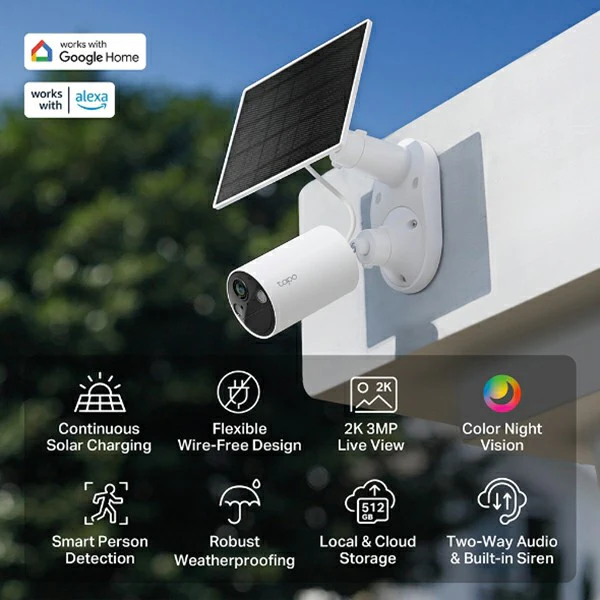 Tapo 2K Solar-Powered Security Camera with Kit | TAPO-C410KIT - Image 11