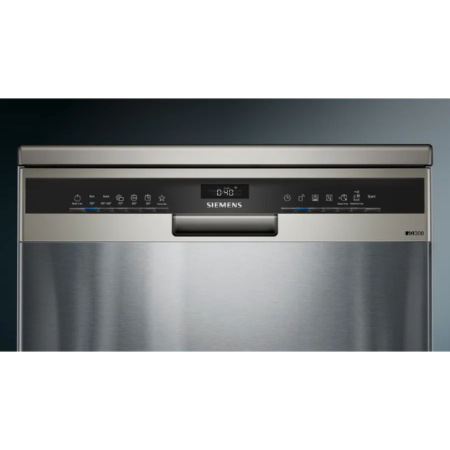Siemens IQ300 Free-Standing Dishwasher - Brushed Steel | SN23EI03ME - Image 4