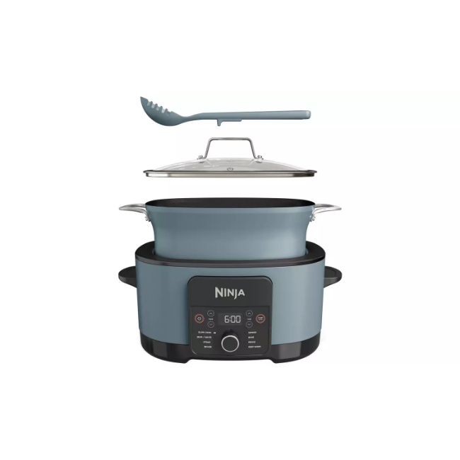 Ninja Foodi 8-In-1 Slow Cooker - Sea Salt Grey | MC1001UK - Image 2 Ninja Foodi 8-In-1 Slow Cooker - Sea Salt Grey | MC1001UK - Image 2