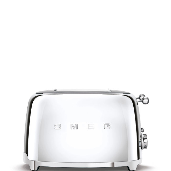 Smeg Retro 50's Style 4 Slice Toaster Stainless Steel | TSF03SSUK - Image 2
