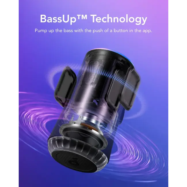 Soundcore Glow Bluetooth Speaker | Black | A3166G11 - Image 6