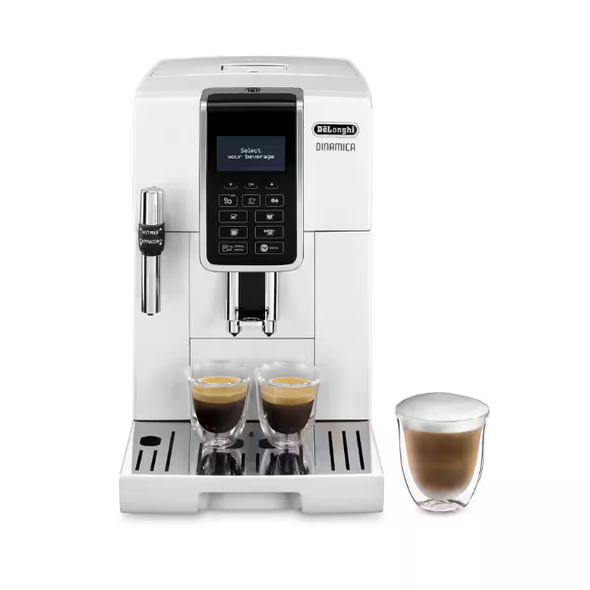 Delonghi Dinamica Coffee Machine - White | ECAM350.35.W