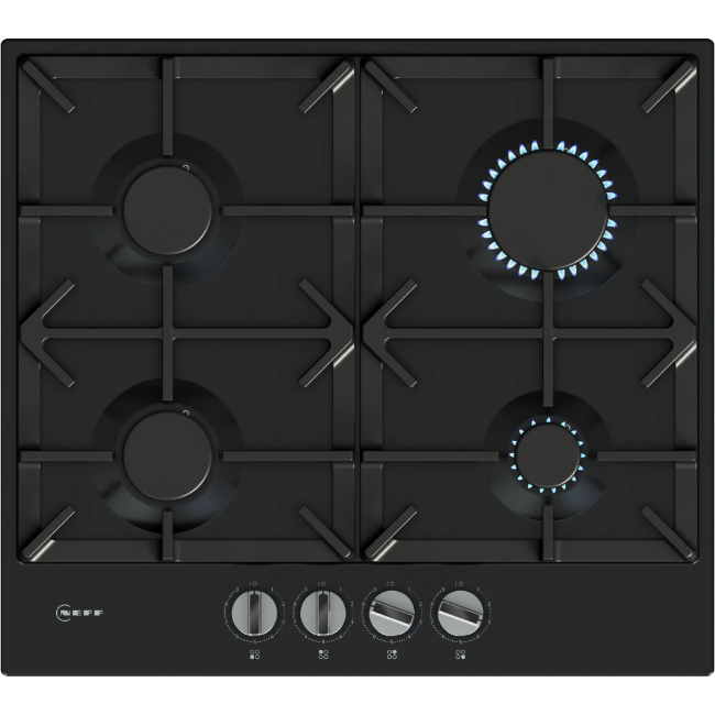 Neff N70 Gas Hob 60cm Enamel - Black | T26CIP8S0