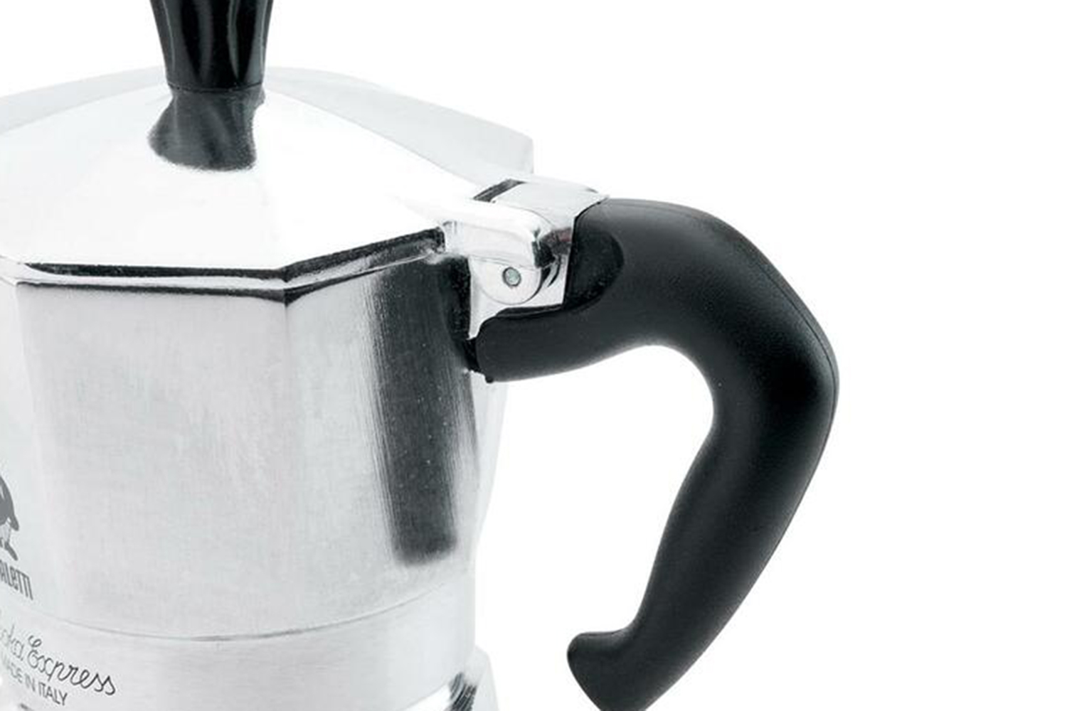 Bialetti  Moka Express 6 Cup - Espresso Coffee Maker – Silver | ME6 - Image 4 Bialetti  Moka Express 6 Cup - Espresso Coffee Maker – Silver | ME6 - Image 4