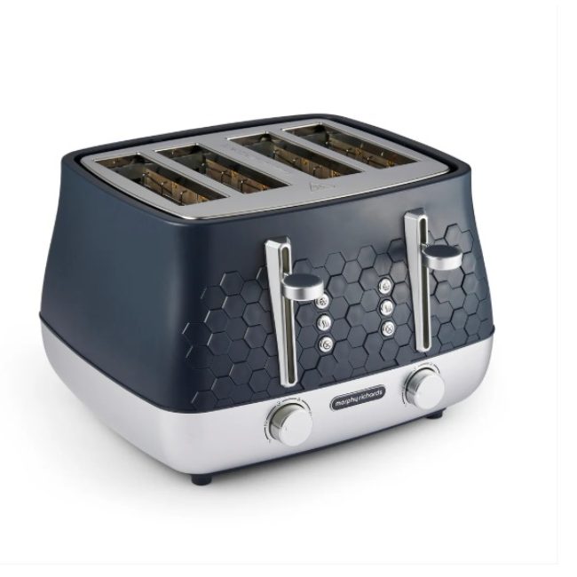 Morphy Richards Cassini 4 Slice Toaster | Outer Space Blue | 243021 - Image 2