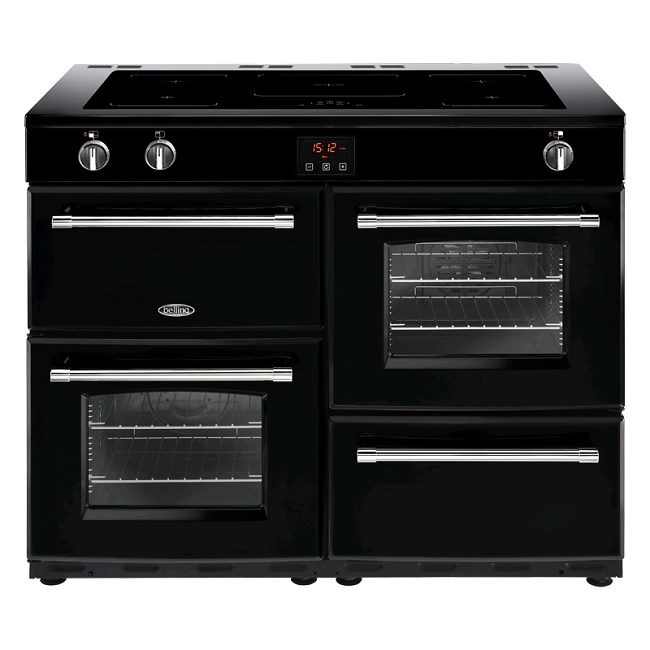Belling Farmhouse 110cm Electric Induction Range Cooker FH110EI - Black Belling Farmhouse 110cm Electric Induction Range Cooker FH110EI - Black