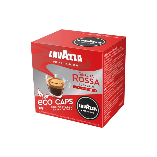 Lavazza A Modo Mio Qualita Rossa Compostable Coffee Capsule | 8975 Lavazza A Modo Mio Qualita Rossa Compostable Coffee Capsule | 8975