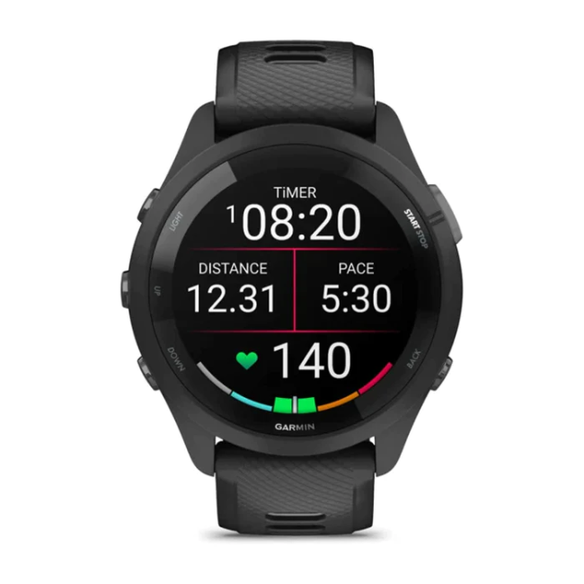Garmin Forerunner 265 Smartwatch - Black | 010-02810-10 - Image 4