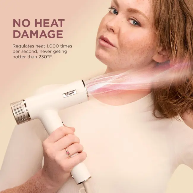 Shark SpeedStyle Essential High Velocity Hairdryer | Silk | HD301UK - Image 3 Shark SpeedStyle Essential High Velocity Hairdryer | Silk | HD301UK - Image 3