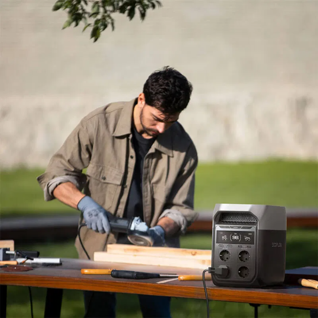 Ecoflow Delta 3 Power Station 1024wh - Grey/Black | EFDELTA3P-UK - Image 6