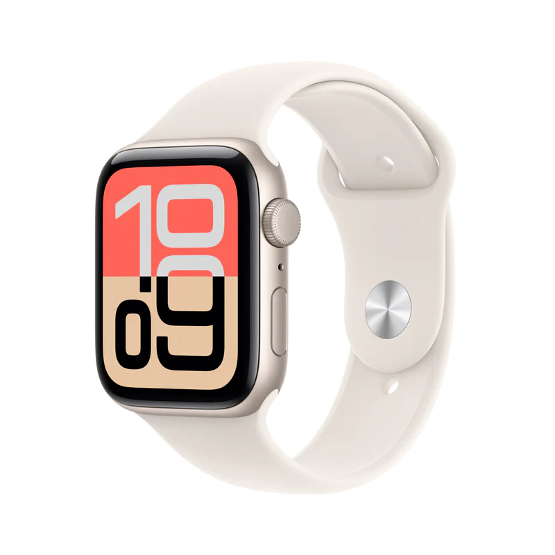 Apple Watch SE 3 GPS 44MM Starlight Aluminium Case with Starlight Sport Band - M/L | MEHJ4MP/A Apple Watch SE 3 GPS 44MM Starlight Aluminium Case with Starlight Sport Band - M/L | MEHJ4MP/A