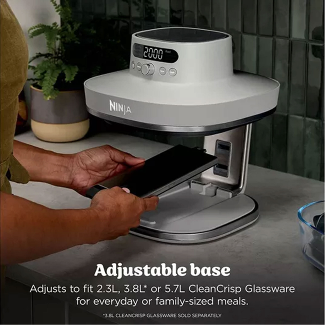 Ninja Crispi Pro 7 in 1 Glass Air Fryer - Bone | AS101UKLG - Image 4