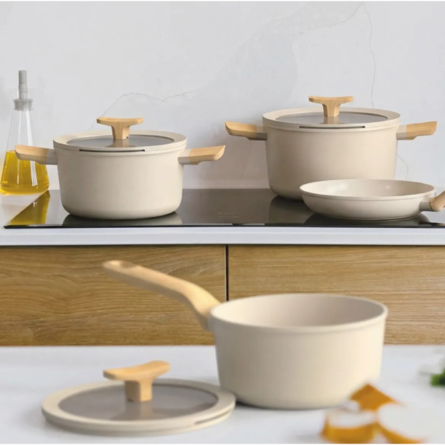 BergHoff 7 Piece Cookware Set Balance | Cream | 3950720 - Image 4