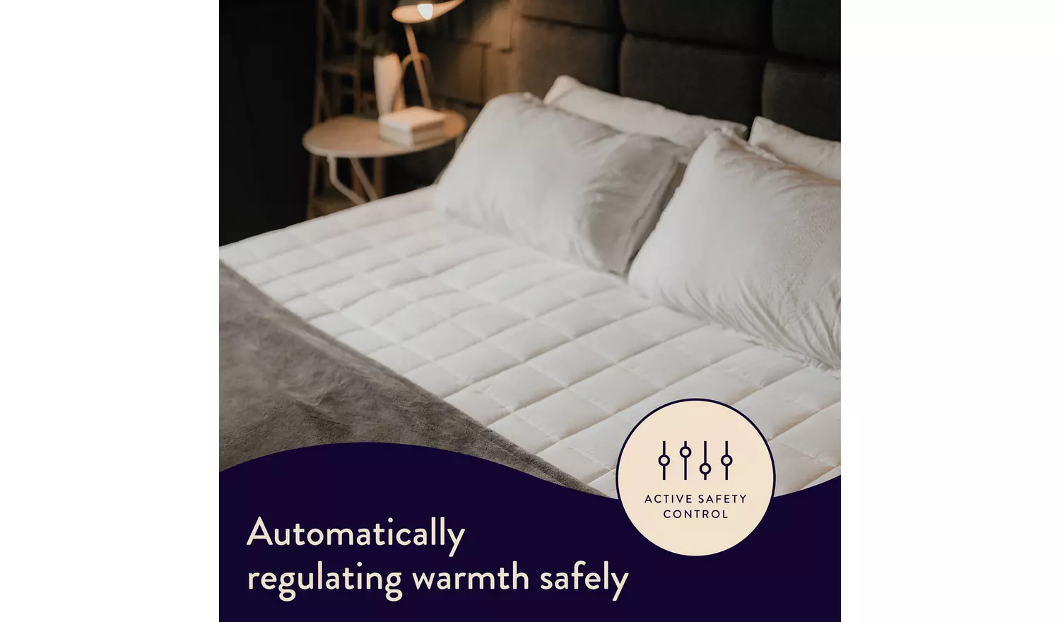 Dreamland Organic Cotton Electric Blanket - Double Size with Dual Control | 16888D - Image 5