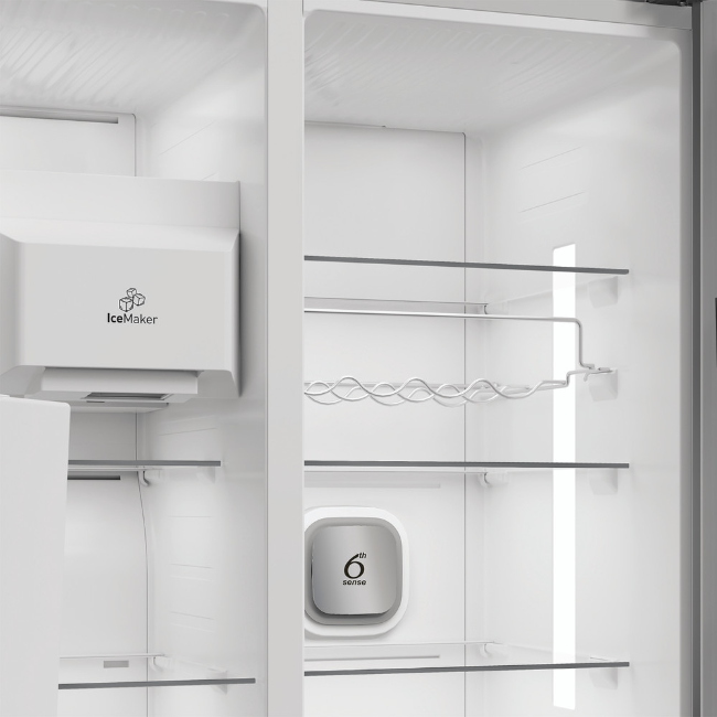 Whirlpool Side-By-Side American Fridge - Inox | WHG26574WXK5UK - Image 6